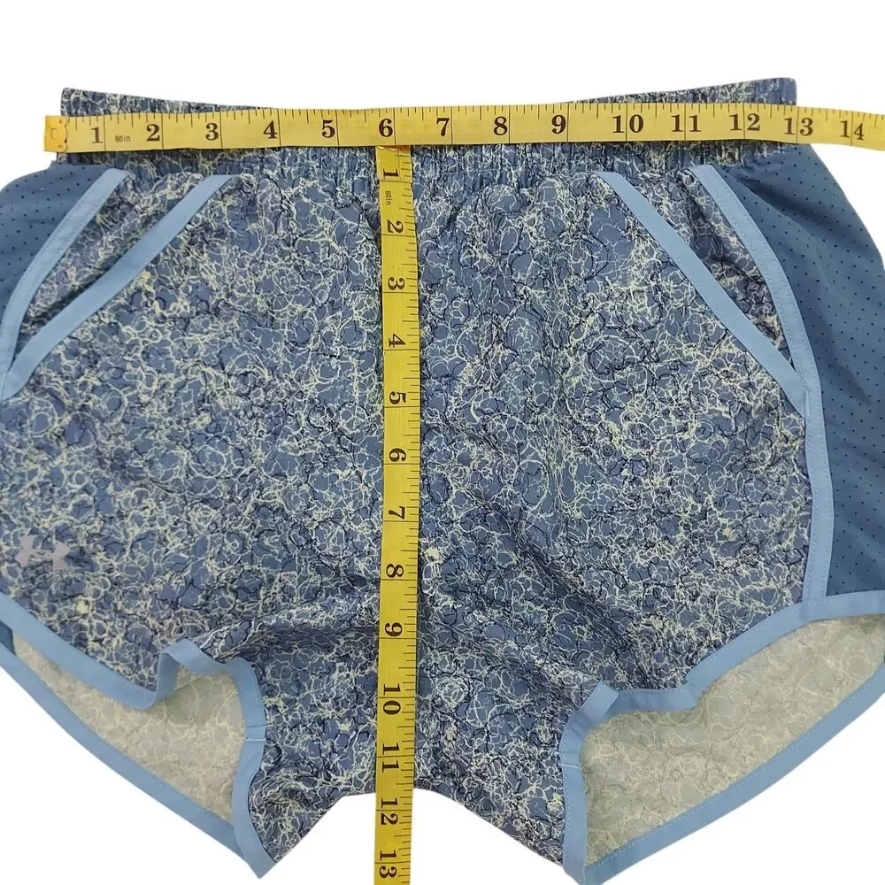 Under Armour Shorts Womens XS Blue Lined Loose Heatgear Breathable Running Gym